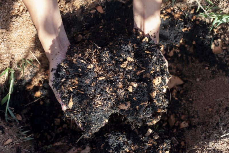 Brown Mulch Installation in Ventura County, CA